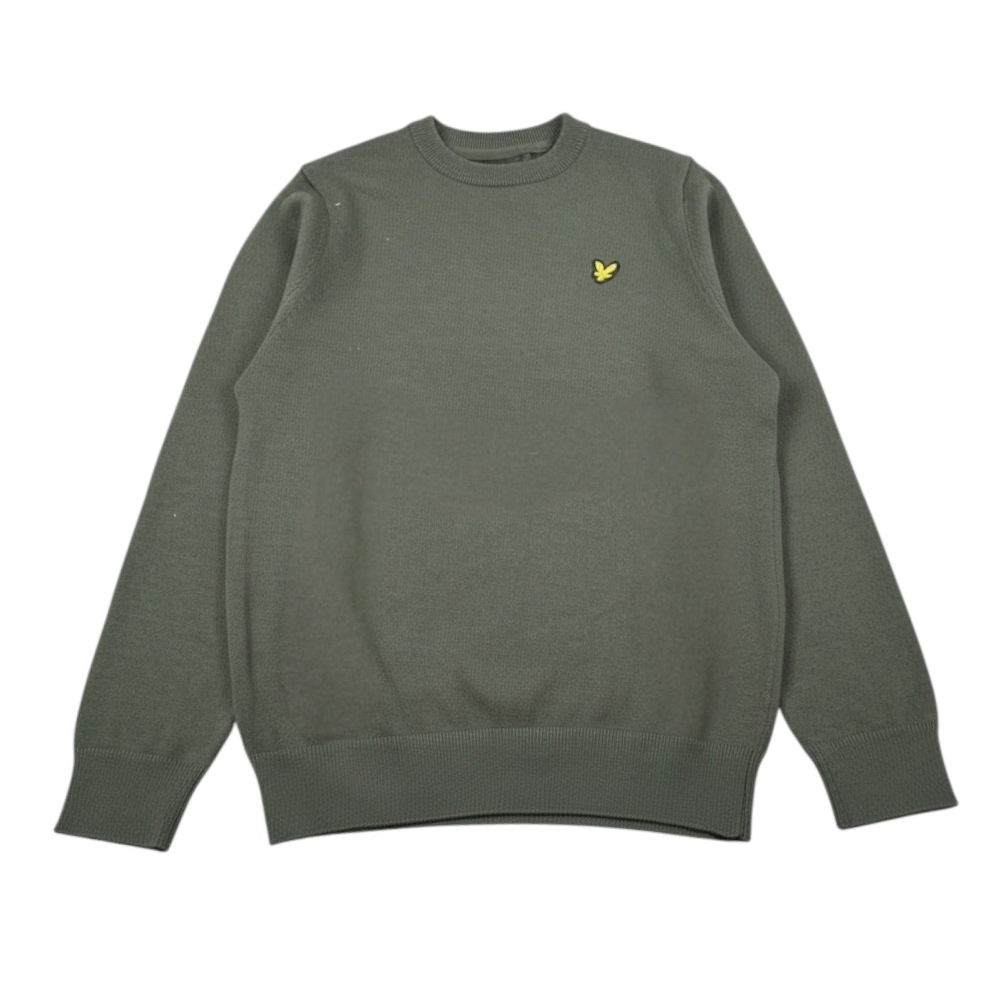 Lyle&Scott Maglia Girocollo tinta unita Verde per Bambino 52286 VERDE LYLE&SCOTT 