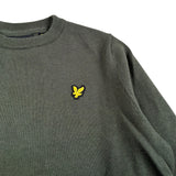 Lyle&Scott Maglia Girocollo tinta unita Verde per Bambino 52286 VERDE LYLE&SCOTT 
