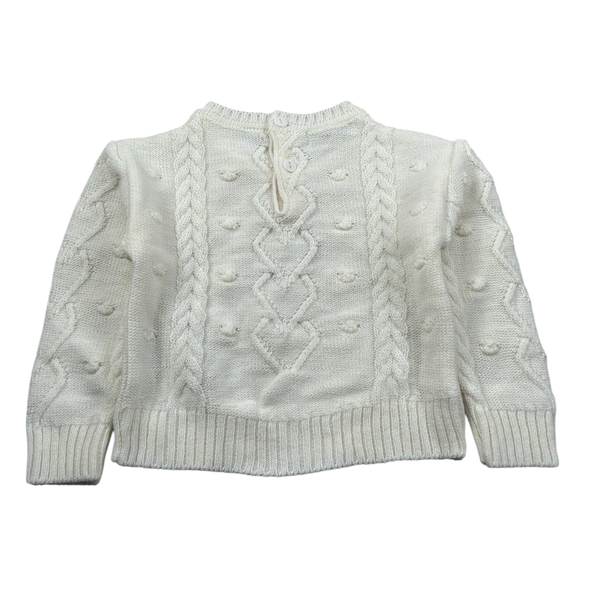 U+È Maglia Girocollo tinta unita Panna per Bambina UE1502J PANNA U+è 