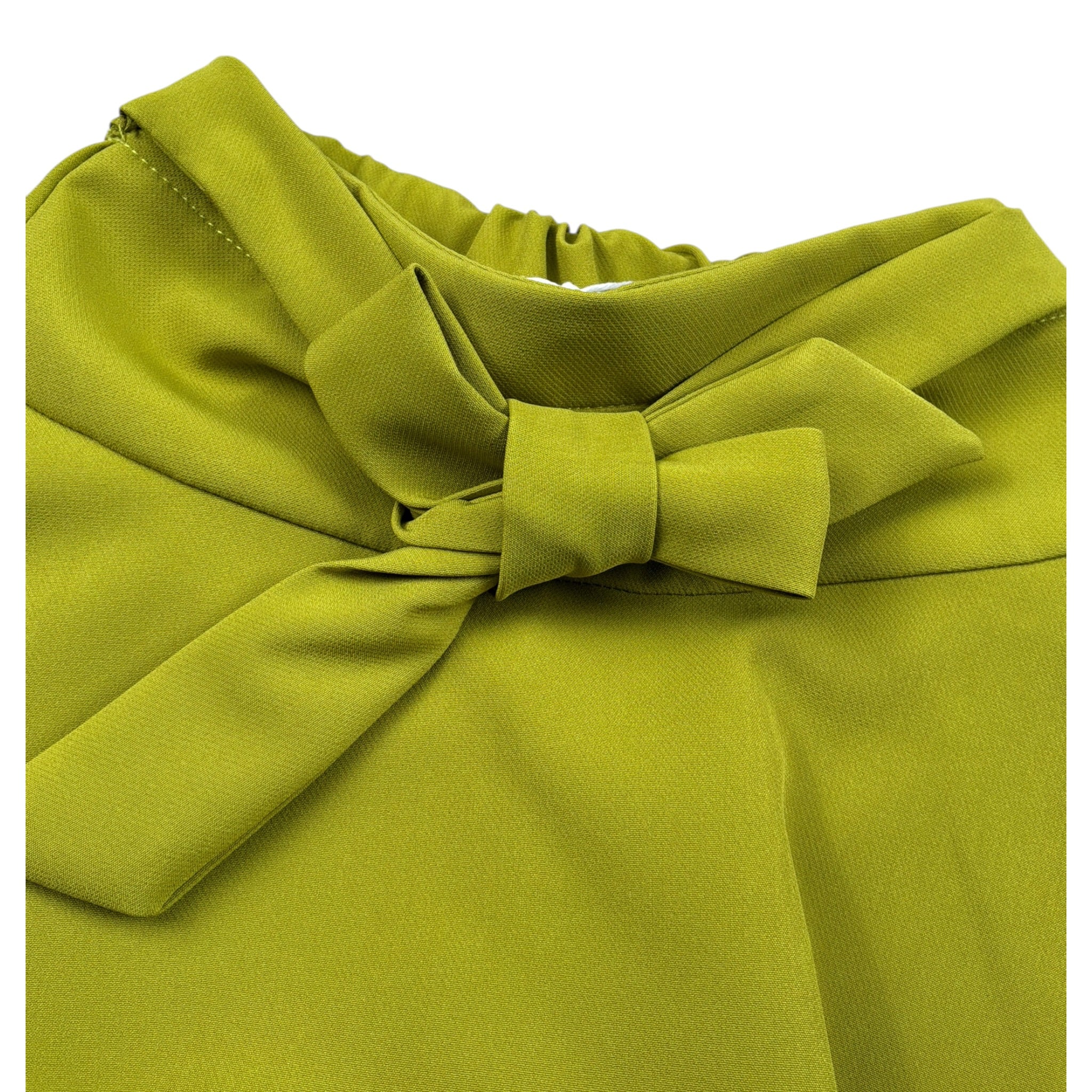 U+È Short tinta unita con Elastico In Vita Verde per Bambina UE1647J VERDE U+è 