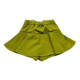 U+È Short tinta unita con Elastico In Vita Verde per Bambina UE1647J VERDE U+è 