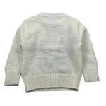 U+È Maglia Girocollo tinta unita con Ricami Panna per Neonato UEM0395 PANNA U+è 