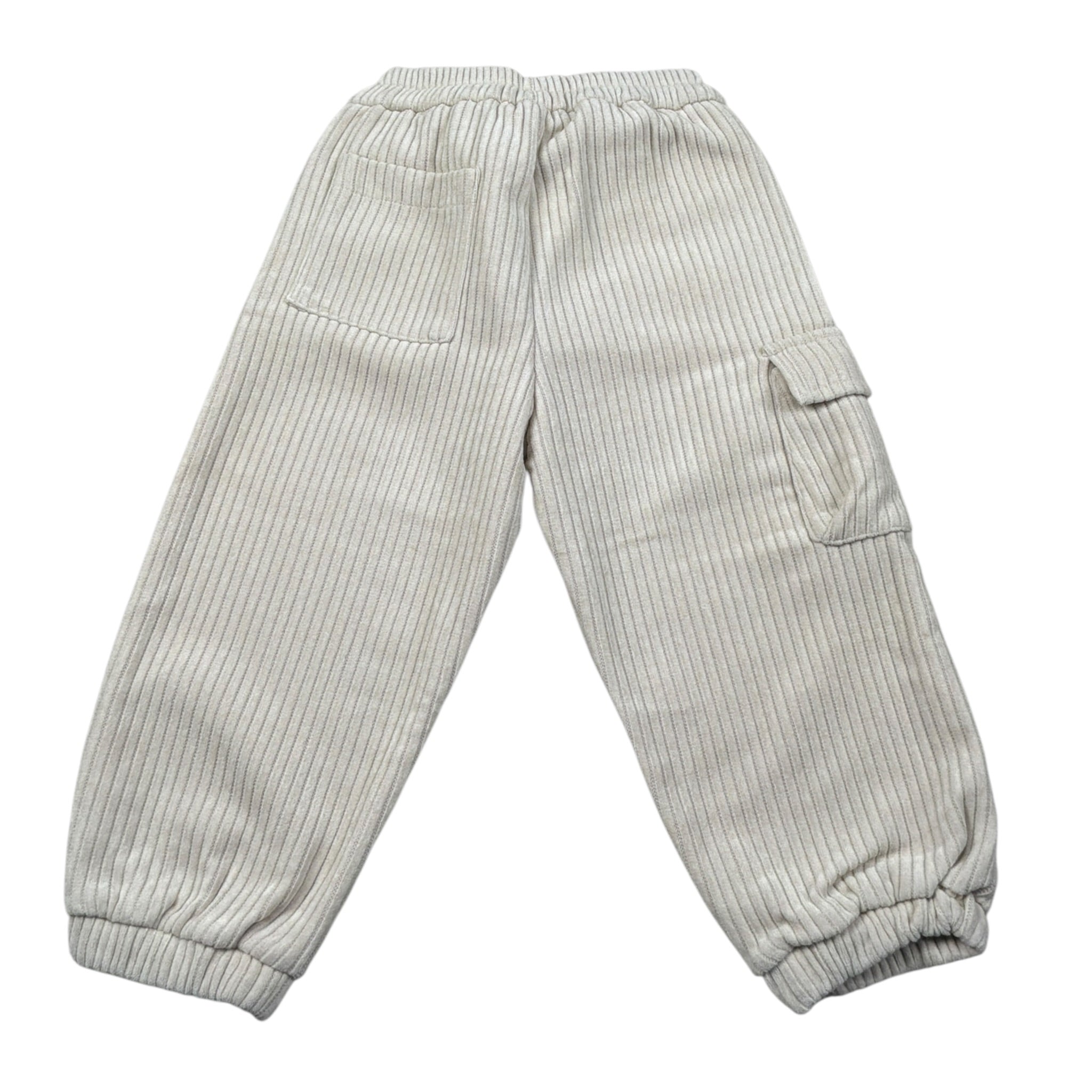 M+E' Pantalone tinta unita con Wlastico In Vita Beige per Bambino UEM0623 BEIGE M+E' 