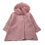 Mac Ilusion Cappotto tinta unita con Cappuccio Rosa per Bambina 8697HHJ ROSA MAC  ILUSION 