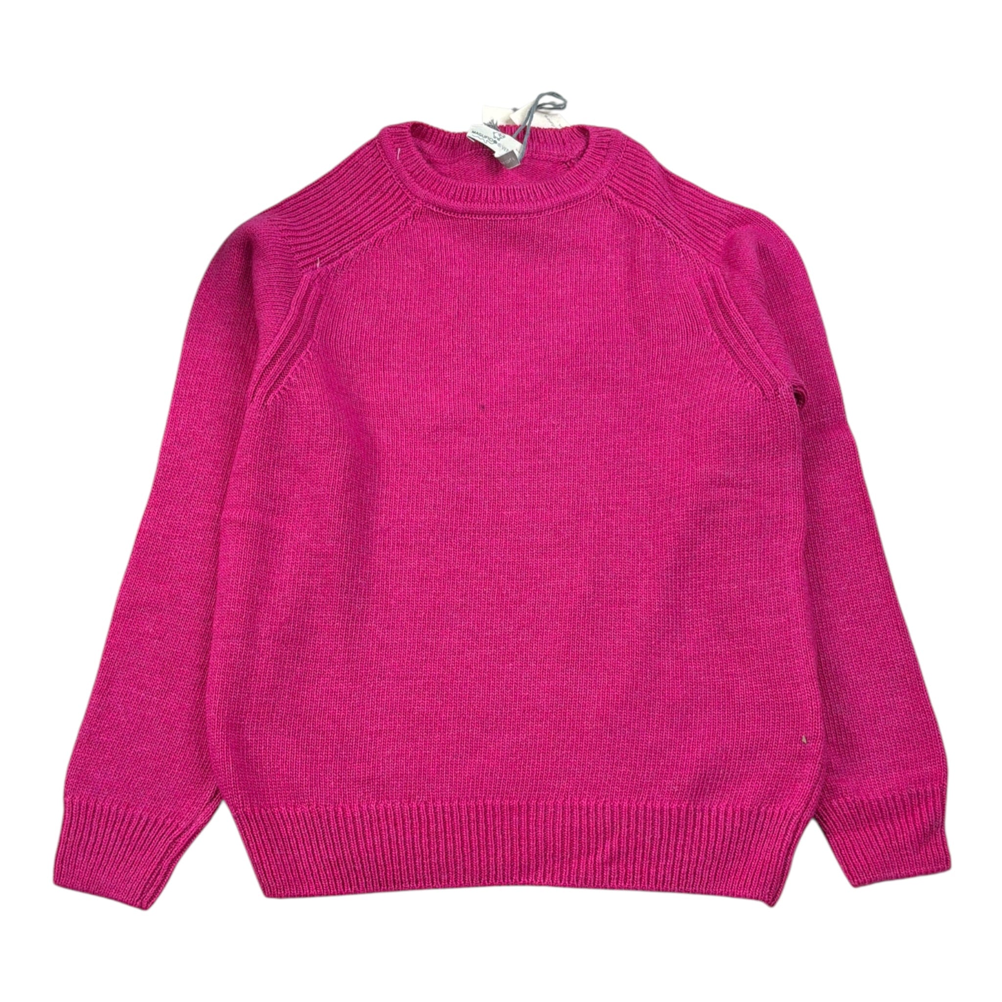 Maglifici Di Verona Maglia tinta unita Girocollo Magenta per Bambina 015238 MAGENTA MAGLIFICI DI VERONA 
