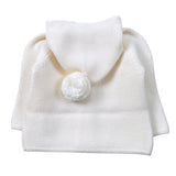 Maglifici Di Verona Cardigan tinta unita con Cappuccio Panna per Neonato 045223 PANNA MAGLIFICI DI VERONA 