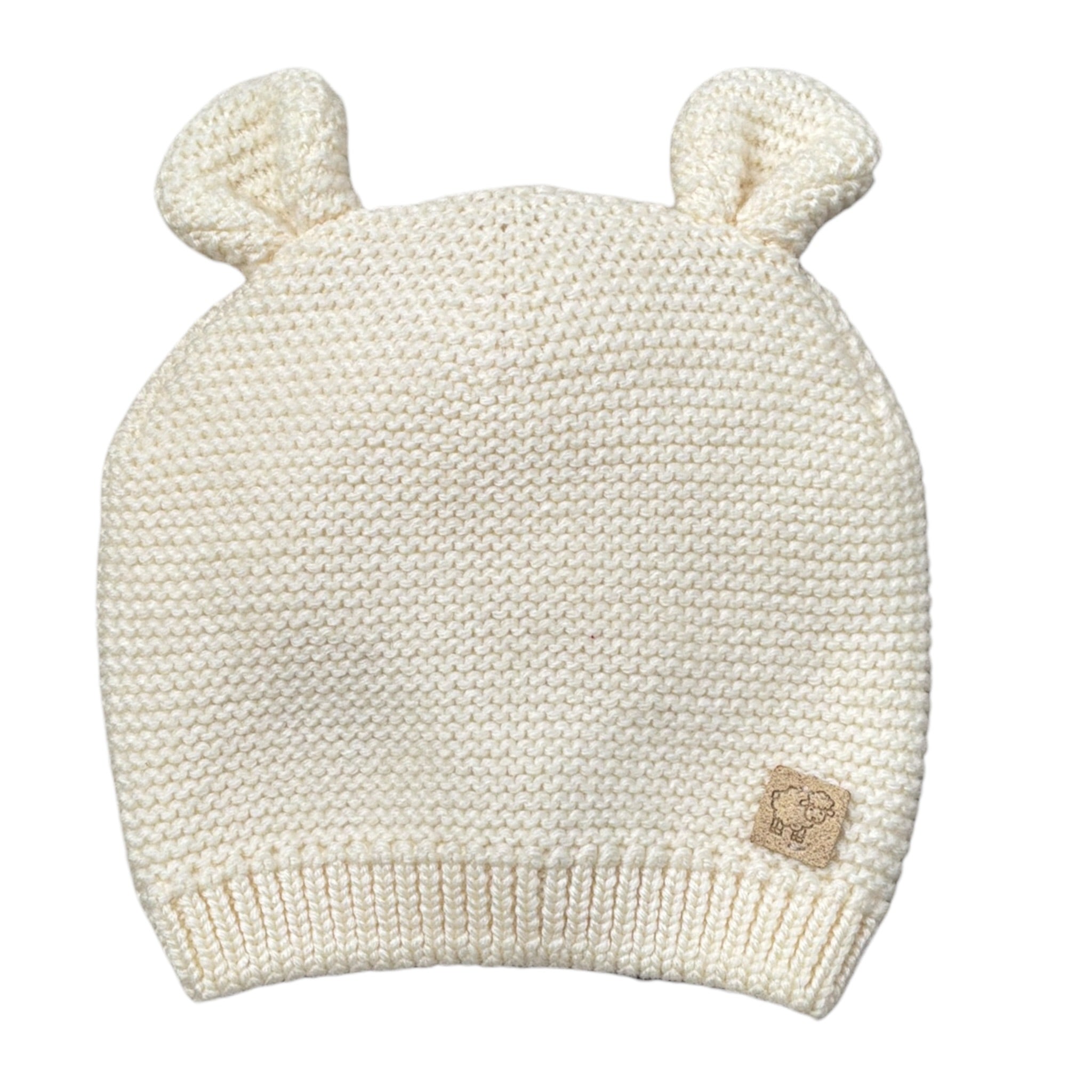 Maglifici Di Verona Cappello tinta unita In Filo con Orecchie Panna per Neonato 045243 PANNA MAGLIFICI DI VERONA 