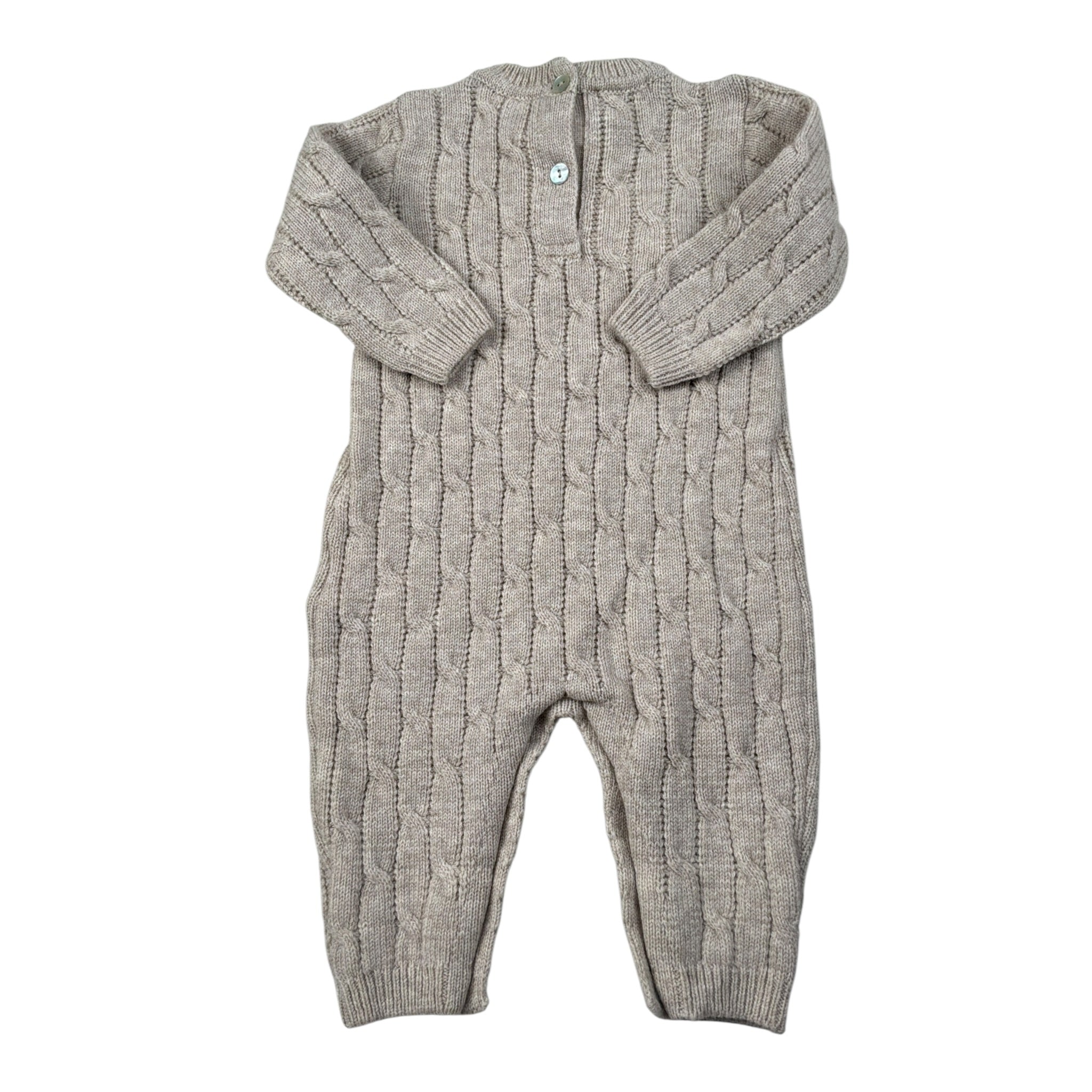 Maglifici Di Verona Tutina In Maglia tinta unita Beige per Neonato 045274 BEIGE MAGLIFICI DI VERONA 