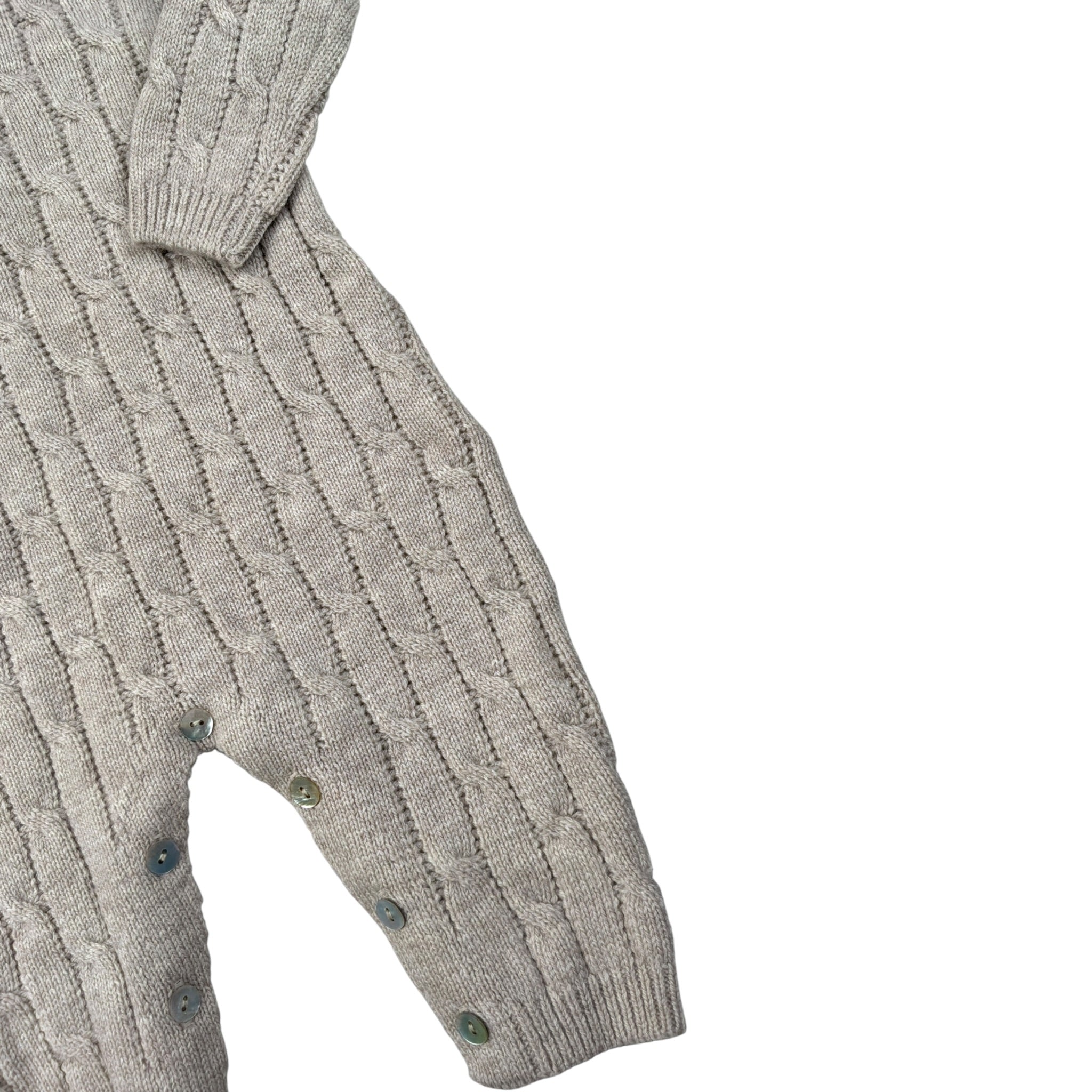 Maglifici Di Verona Tutina In Maglia tinta unita Beige per Neonato 045274 BEIGE MAGLIFICI DI VERONA 