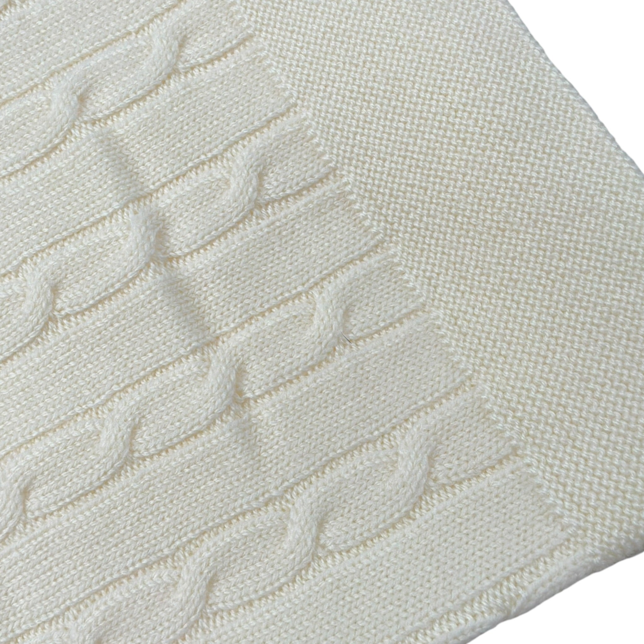 Maglifici Di Verona Coperta tinta unita In Maglia Panna per Neonato 045285 PANNA MAGLIFICI DI VERONA 