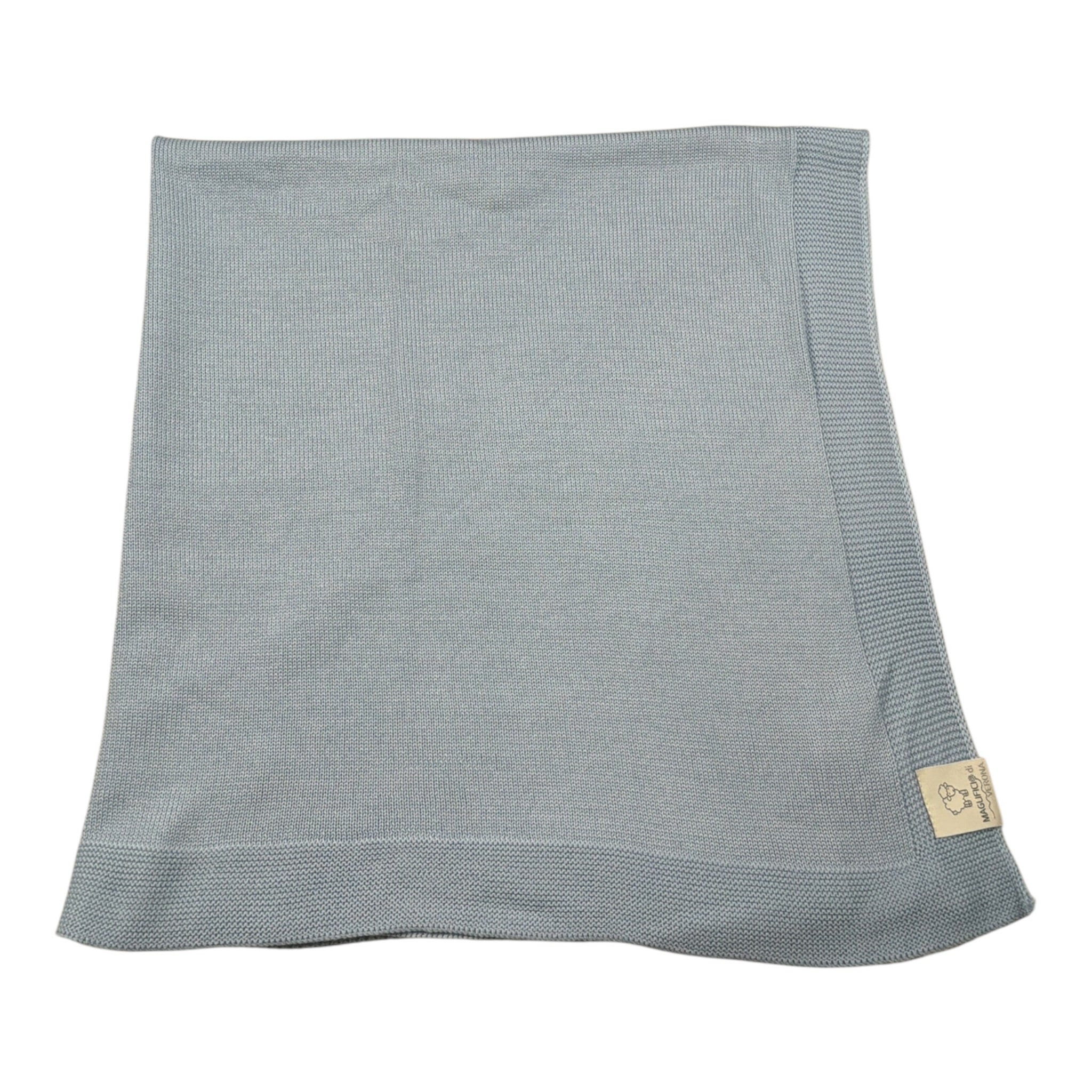 Maglifici Di Verona Coperta tinta unita Azzurro per Neonata 045286 AZZURRO MAGLIFICI DI VERONA 