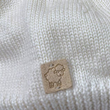Maglifici Di Verona Cappello tinta unita In Filo con Pon Pon Panna per Neonato 045413 PANNA MAGLIFICI DI VERONA 