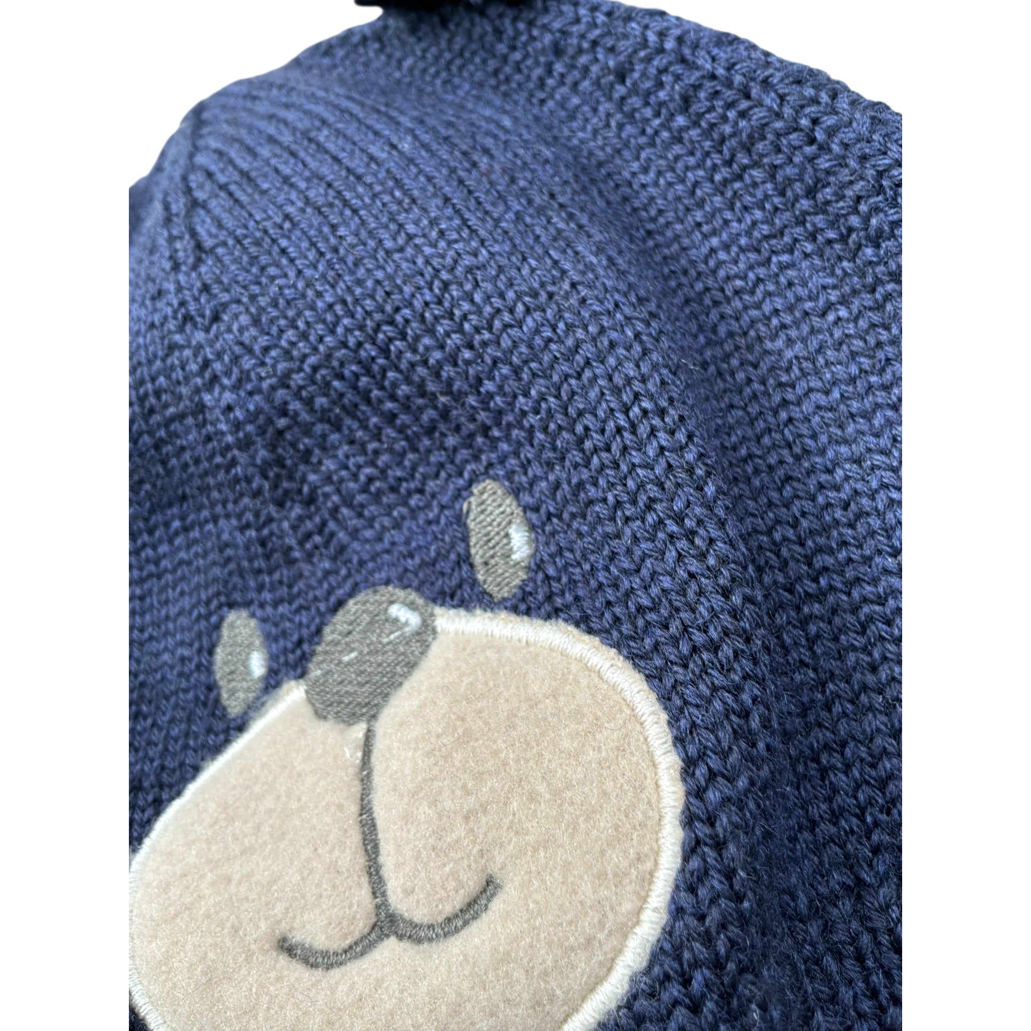 Maglifici Di Verona Cappello tinta unita con Orecchie Blu per Neonato 045421 BLU MAGLIFICI DI VERONA 