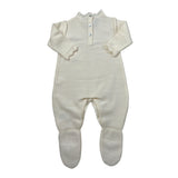 Maglifici Di Verona Tutina tinta unita con Ricami Panna per Neonata 045444 PANNA MAGLIFICI DI VERONA 