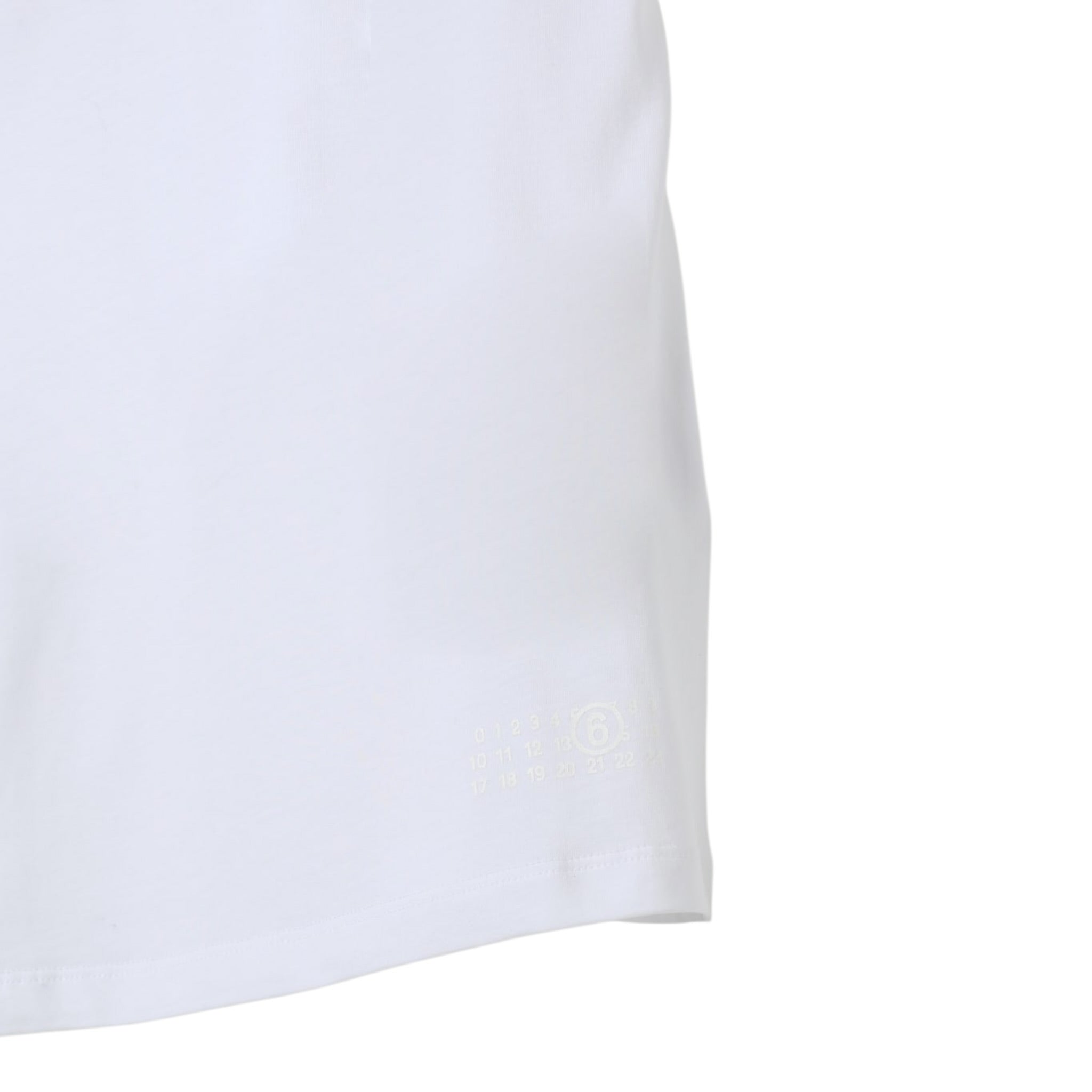 Maison Margiela T-Shirt tinta unita Girocollo Bianco per Bambino M60899MM06H BIANCO MAISON MARGIELA 