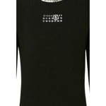 Maison Margiela Body Manica Lunga tinta unita con Stampa Logo Nero per Bambina M60911X NERO MAISON MARGIELA 
