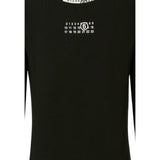 Maison Margiela Body Manica Lunga tinta unita con Stampa Logo Nero per Bambina M60911X NERO MAISON MARGIELA 