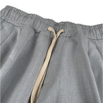 Make Pantalone tinta unita con Elastico In Vita Grigio per Bambino MK2025 GRIGIO MAKE 