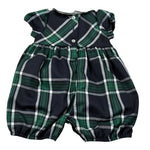 Malvi & Co Pagliaccetto Mezza Manica Stampa Fantasia Verde/Blu per Neonata FCCI107TURR VERDE/BLU MALVI & CO 