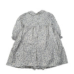 Malvi & Co Abito tinta unita con Coulotte E Stampa Fiori Bianco per Neonata FCCI138VELPR BIANCO MALVI & CO 