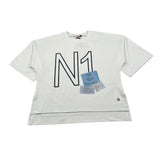 Manila Grace T-Shirt Girocollo tinta unita con Stampe Bianco per Bambina 185WMJS25 BIANCO MANILA GRACE 
