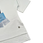 Manila Grace T-Shirt Girocollo tinta unita con Stampe Bianco per Bambina 185WMJS25 BIANCO MANILA GRACE 