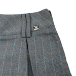 Manila Grace Gonna tinta unita con Zip Grigio per Bambina G128 GRIGIO MANILA GRACE 