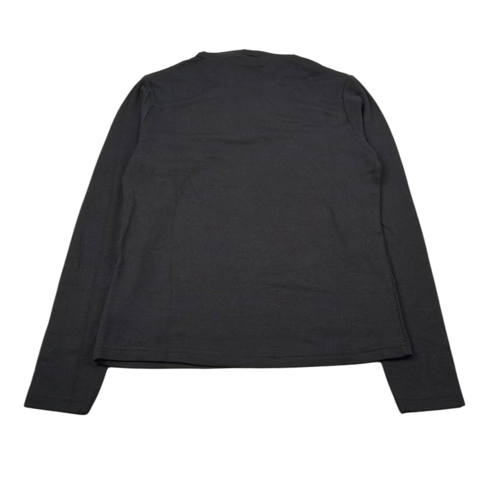 Manila Grace Shirt tinta unita Collo Alto Nero per Bambina M2822W25 NERO MANILA GRACE 
