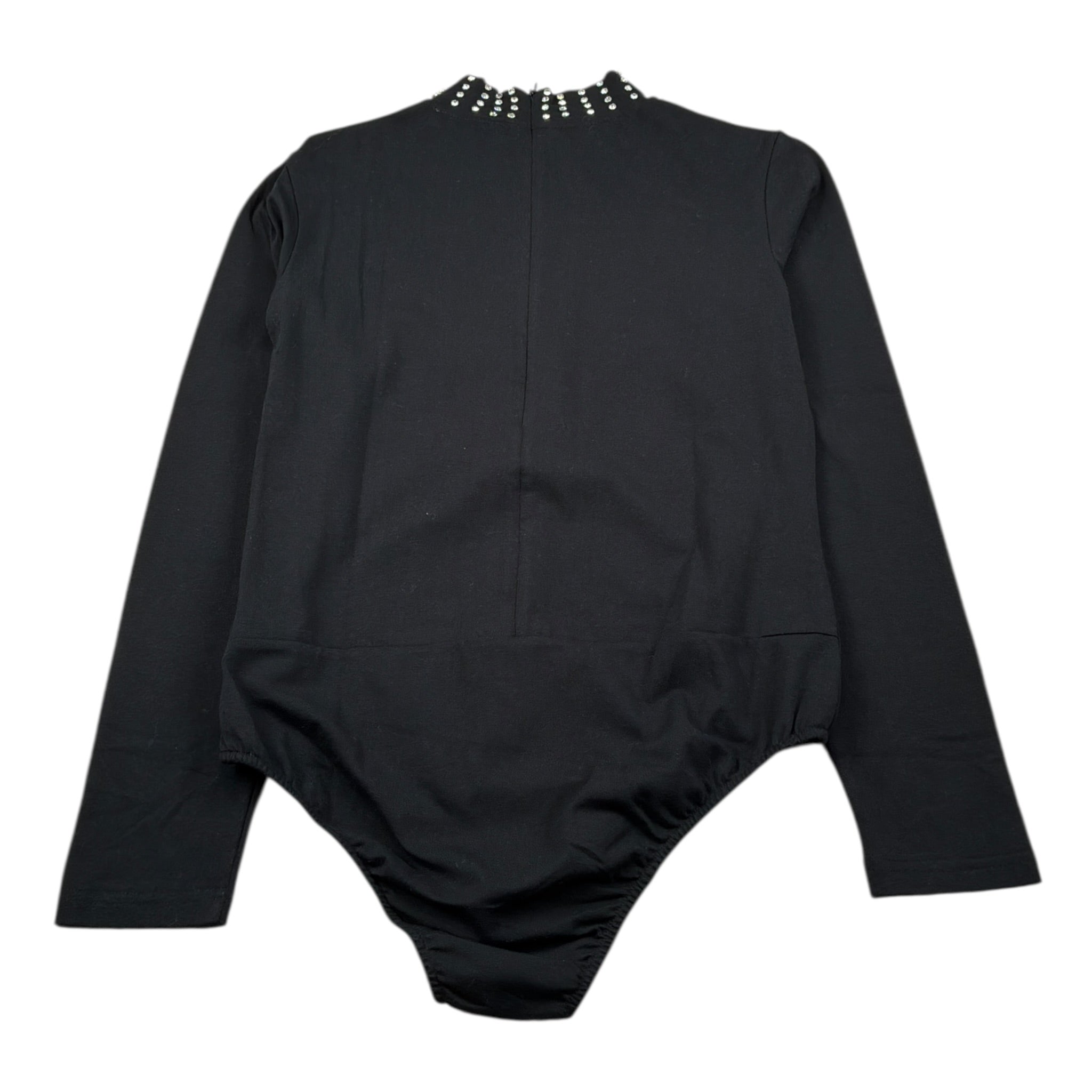 Manila Grace Body Manica Lungs tinta unita Nero per Bambina M2885W25 NERO MANILA GRACE 