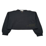 Manila Grace Felpa Chiusa Girocollo tinta unita Nero per Bambina M2910W25 NERO MANILA GRACE 