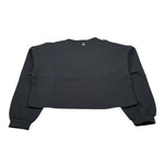 Manila Grace Felpa Chiusa Girocollo tinta unita Nero per Bambina M2910W25 NERO MANILA GRACE 
