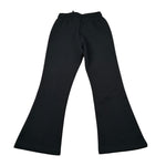 Manila Grace Pantalone tinta unita Modello Zampa Nero per Bambina M2924W25 NERO MANILA GRACE 