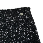 Manila Grace Short Paillettato Tint Unita Nero per Bambina M2970W25X NERO MANILA GRACE 