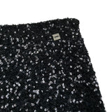 Manila Grace Short Paillettato Tint Unita Nero per Bambina M2970W25X NERO MANILA GRACE 