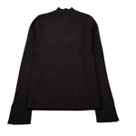 Manila Grace Maglia Collo Alto tinta unita Nero per Bambina M2974W25 NERO MANILA GRACE 