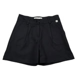 Manila Grace Short tinta unita con Elastico Invita Nero per Bambina MB3052W25 NERO MANILA GRACE 