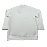 Manila Grace Abito Manica Lunga tinta unita con Logo Bianco per Bambina MFJF24A073 BIANCO MANILA GRACE 