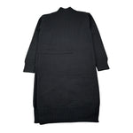 Manila Grace Abito Manica Lunga tinta unita con Cintura Nero per Bambina MFJF24A168 NERO MANILA GRACE 