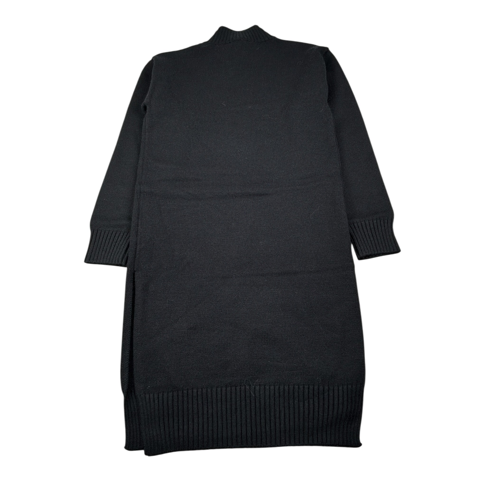 Manila Grace Abito Manica Lunga tinta unita con Cintura Nero per Bambina MFJF24A168 NERO MANILA GRACE 