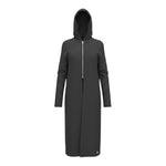 Manila Grace Abito Manica Lunga tinta unita con Cappuccio Nero per Bambina MFJF24C105 NERO MANILA GRACE 