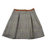 Manila Grace Gonna Stampa Fantasia con Girovita Regolabile Beige per Bambina MFJF24G089 BEIGE MANILA GRACE 