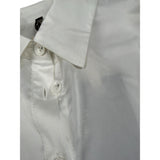 Manila Grace Camicia tinta unita con Colletto Bianco per Bambina MFJF24S056 BIANCO MANILA GRACE 