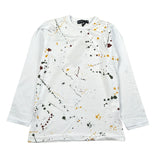 Manuel & Frank Shirt tinta unita Girocollo con Stampa Bianco per Bambino EIIEOOS BIANCO MANUEL & FRANK 