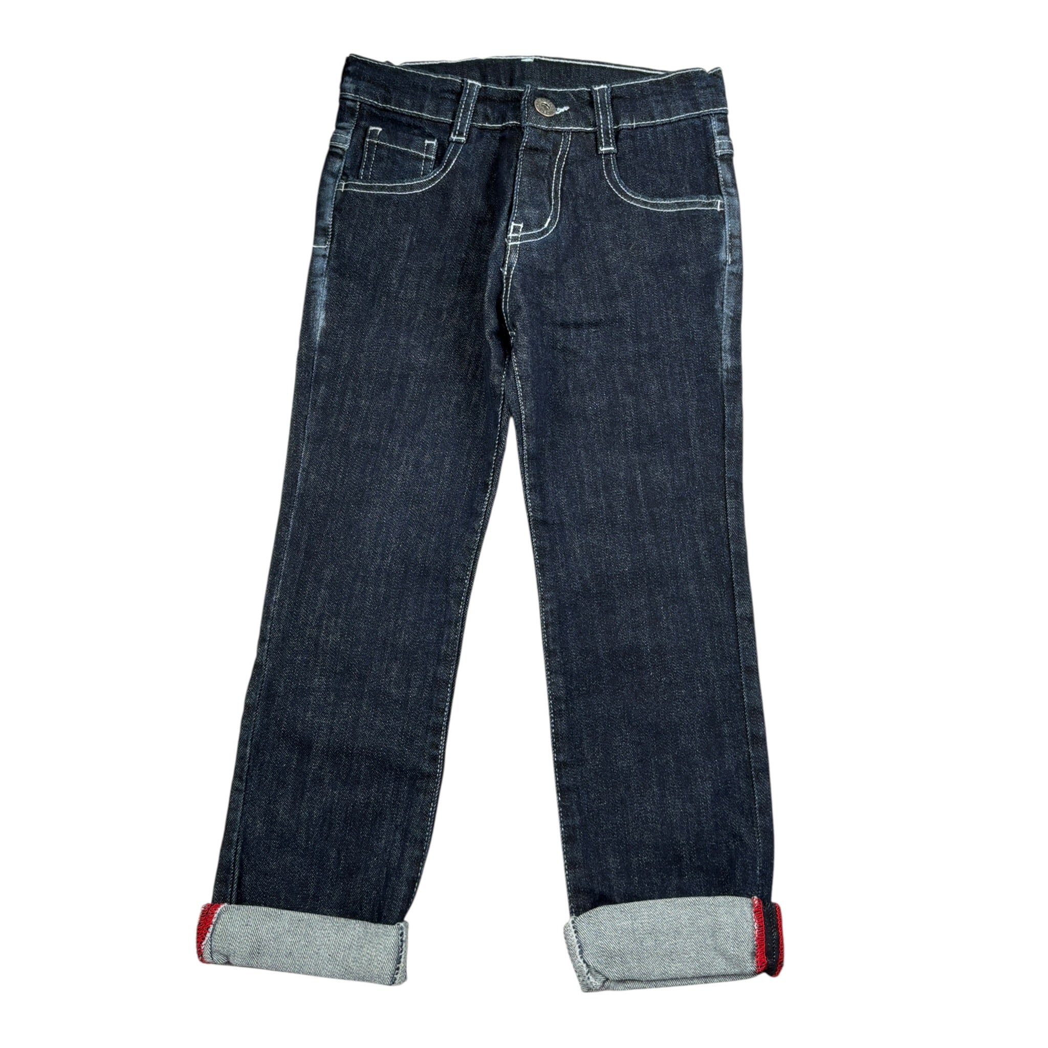Manuel & Frank Jeans tinta unita con Girovita Regolabile Blu per Bambino EIIEPWSMNJ BLU MANUEL & FRANK 