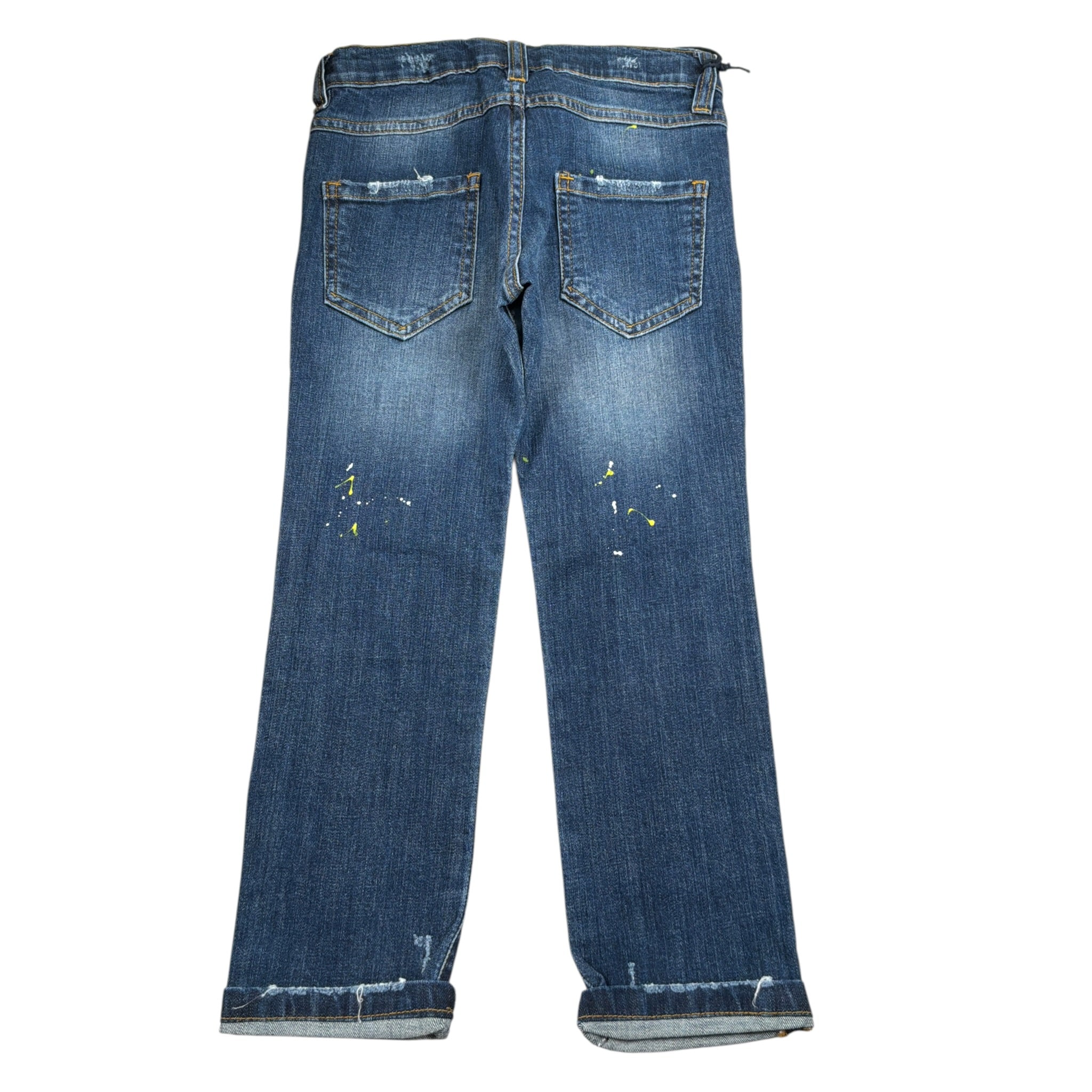 Manuel & Frank Jeans tinta unita con Girovita Regolabile Blu per Bambino MF1203B BLU MANUEL & FRANK 