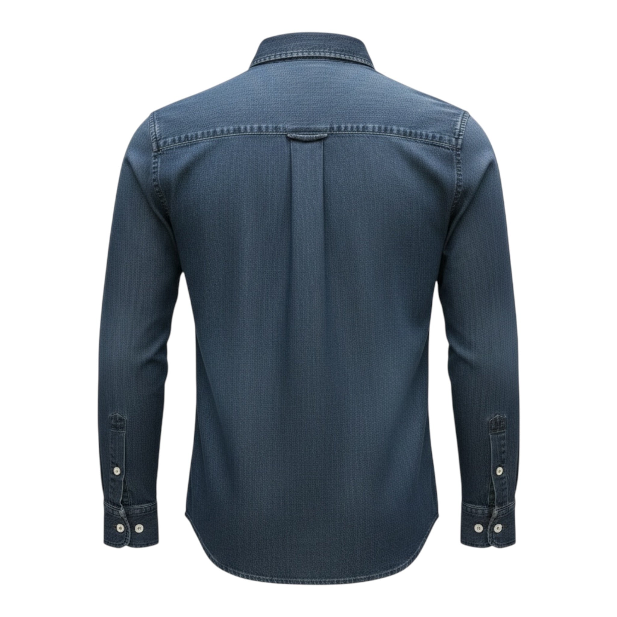 Manuel & Frank Camicia tinta unita In Denim Blu per Bambino MF3087R BLU MANUEL & FRANK 