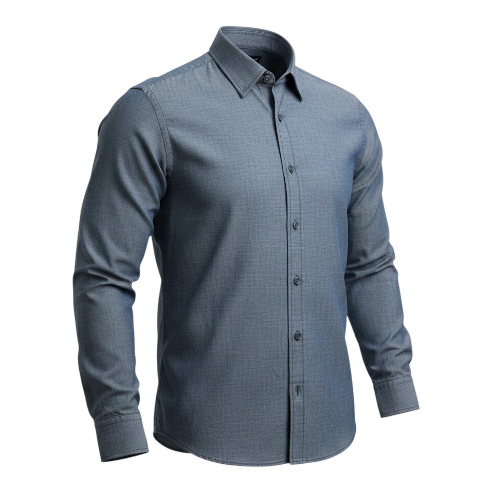 Manuel & Frank Camicia tinta unita Manica Lunga Blu per Bambino MF3120R BLU MANUEL & FRANK 