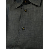 Manuel & Frank Camicia tinta unita Manica Lunga Blu per Bambino MF3120R BLU MANUEL & FRANK 