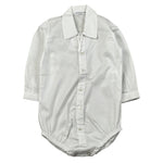 Manuel & Frank Camicia Modello Body tinta unita con Pois Bianco per Neonato MF3296I BIANCO MANUEL & FRANK 