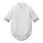 Manuel & Frank Camicia Modello Body tinta unita Bianco per Neonato MF3316I BIANCO MANUEL & FRANK 